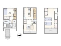 土地約14.68坪・2LDK