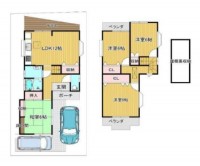 土地約27.18坪・4LDK
